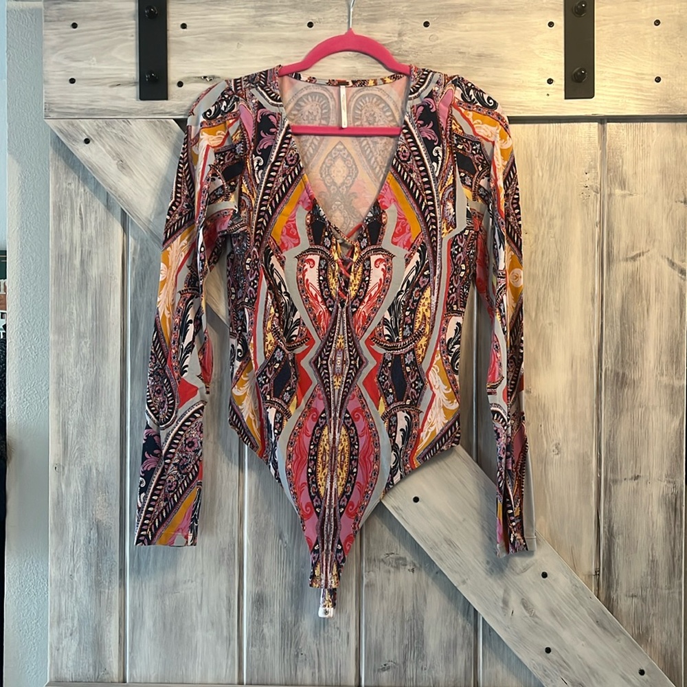 Free People Intimately Pick A Place Bodysuit – Size Large